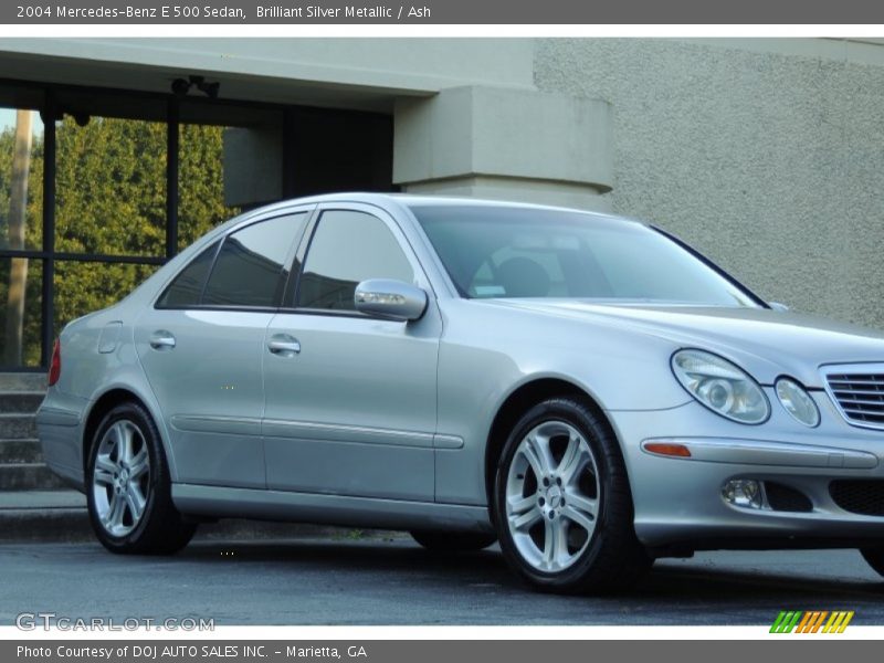 Brilliant Silver Metallic / Ash 2004 Mercedes-Benz E 500 Sedan