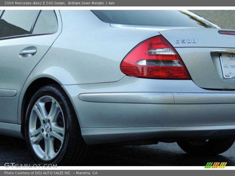 Brilliant Silver Metallic / Ash 2004 Mercedes-Benz E 500 Sedan