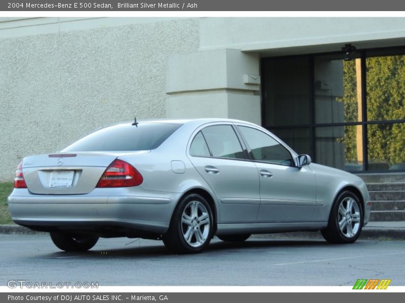 Brilliant Silver Metallic / Ash 2004 Mercedes-Benz E 500 Sedan