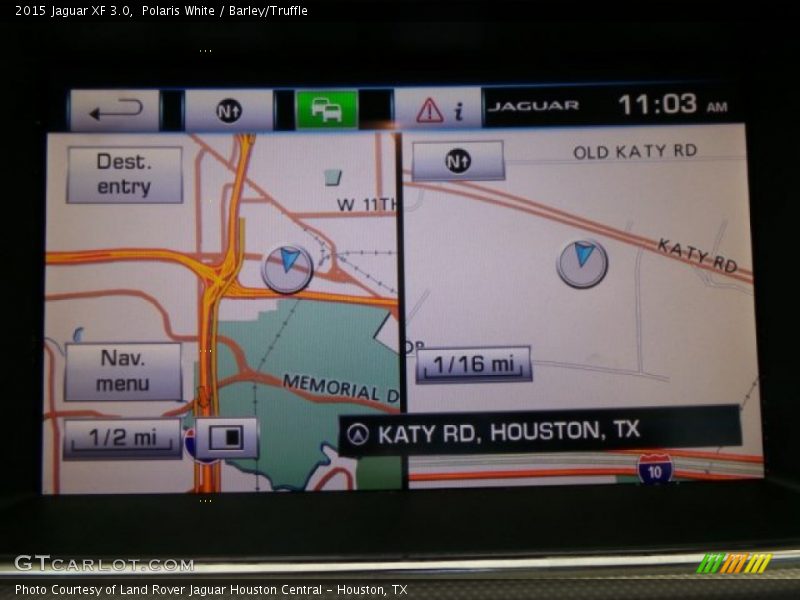 Navigation of 2015 XF 3.0