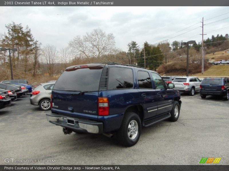Indigo Blue Metallic / Tan/Neutral 2003 Chevrolet Tahoe LT 4x4