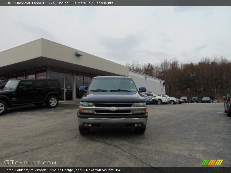 Indigo Blue Metallic / Tan/Neutral 2003 Chevrolet Tahoe LT 4x4