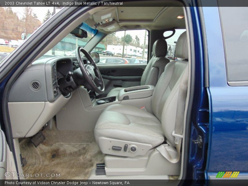 Indigo Blue Metallic / Tan/Neutral 2003 Chevrolet Tahoe LT 4x4