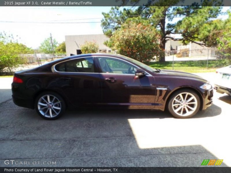 Caviar Metallic / Barley/Truffle 2015 Jaguar XF 3.0