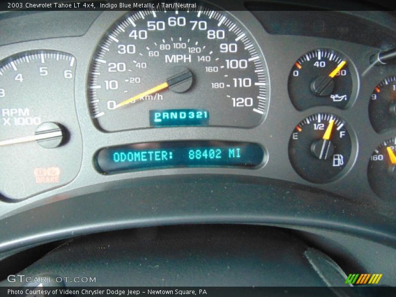  2003 Tahoe LT 4x4 LT 4x4 Gauges