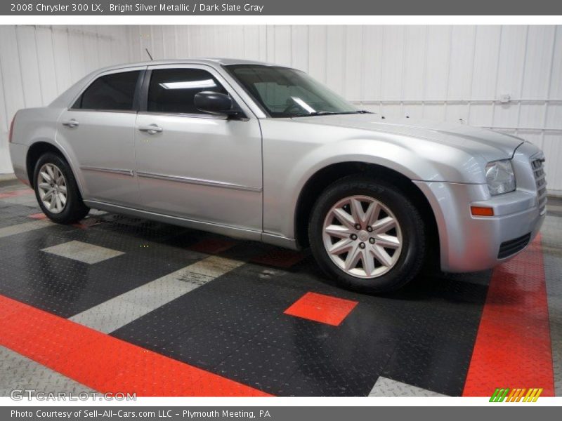 Bright Silver Metallic / Dark Slate Gray 2008 Chrysler 300 LX