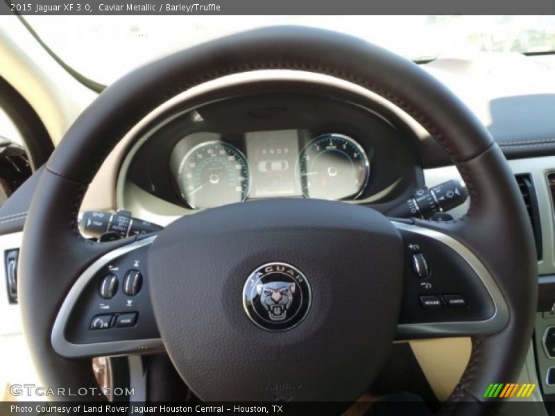 Caviar Metallic / Barley/Truffle 2015 Jaguar XF 3.0