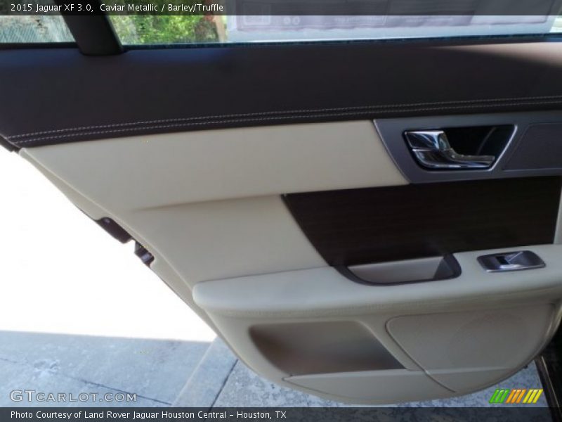 Caviar Metallic / Barley/Truffle 2015 Jaguar XF 3.0