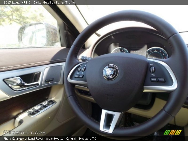 Caviar Metallic / Barley/Truffle 2015 Jaguar XF 3.0