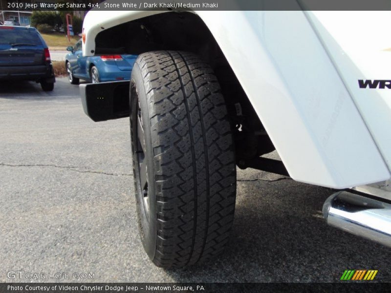 Stone White / Dark Khaki/Medium Khaki 2010 Jeep Wrangler Sahara 4x4