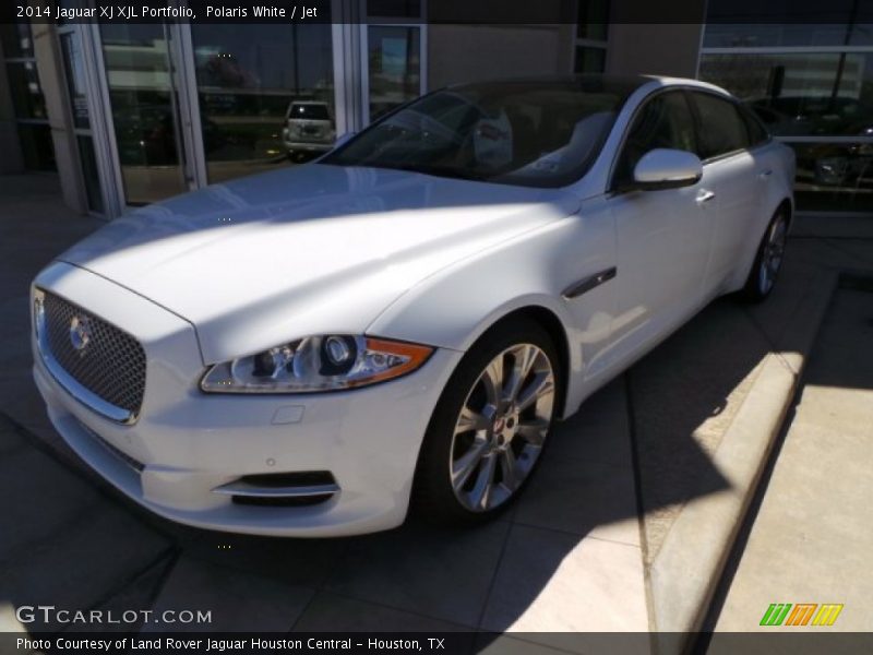 Polaris White / Jet 2014 Jaguar XJ XJL Portfolio