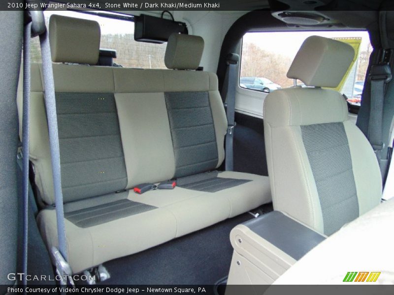 Stone White / Dark Khaki/Medium Khaki 2010 Jeep Wrangler Sahara 4x4