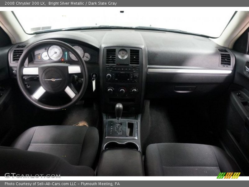 Bright Silver Metallic / Dark Slate Gray 2008 Chrysler 300 LX