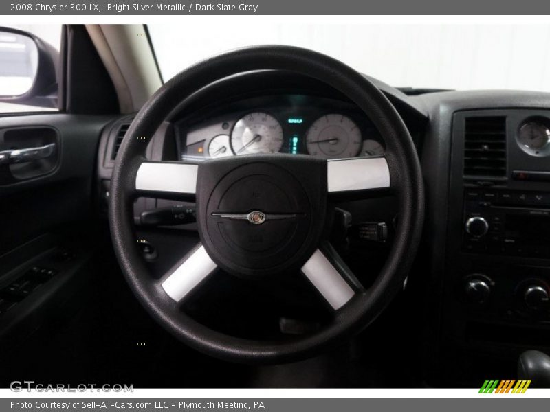 Bright Silver Metallic / Dark Slate Gray 2008 Chrysler 300 LX