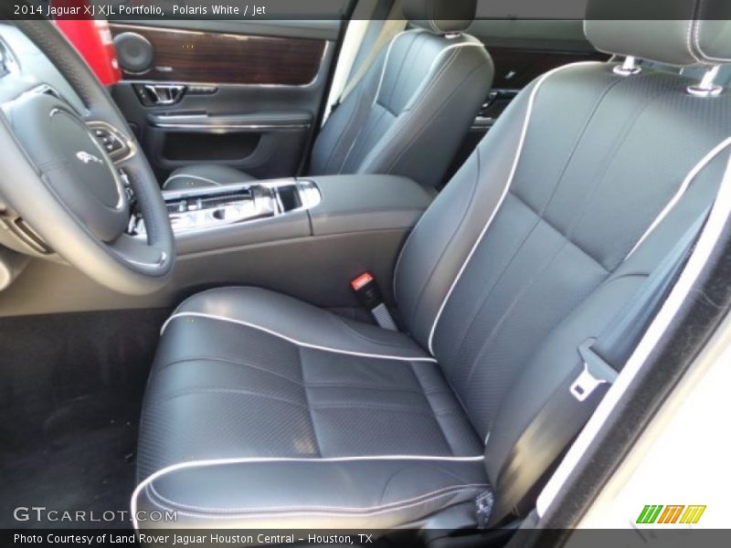 Front Seat of 2014 XJ XJL Portfolio