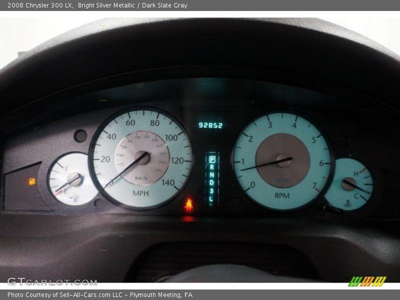 Bright Silver Metallic / Dark Slate Gray 2008 Chrysler 300 LX