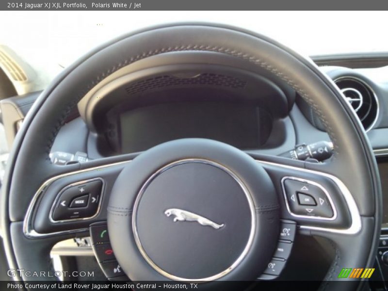 Polaris White / Jet 2014 Jaguar XJ XJL Portfolio