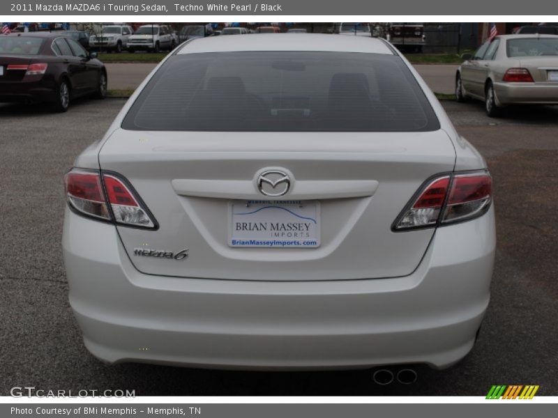 Techno White Pearl / Black 2011 Mazda MAZDA6 i Touring Sedan
