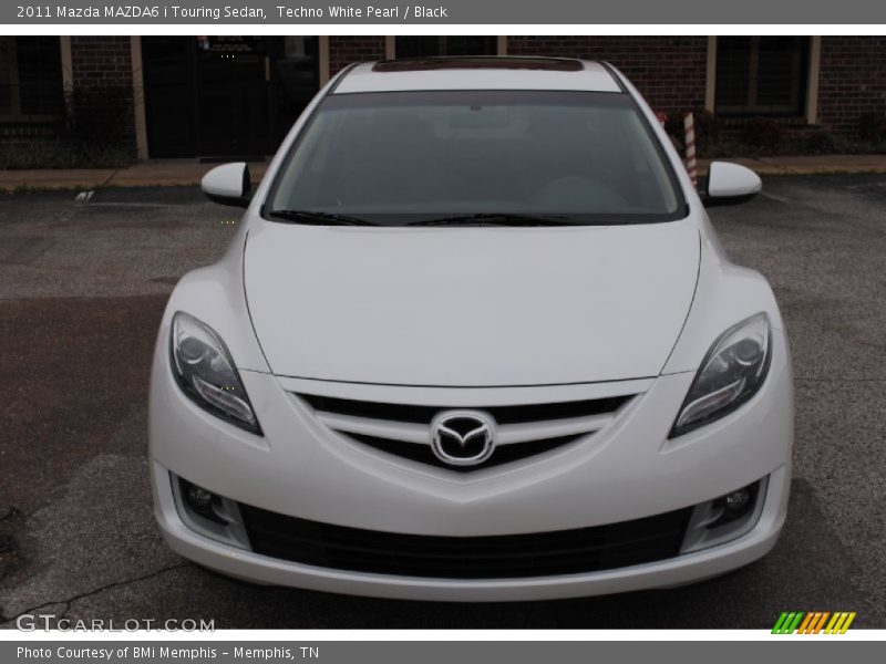 Techno White Pearl / Black 2011 Mazda MAZDA6 i Touring Sedan