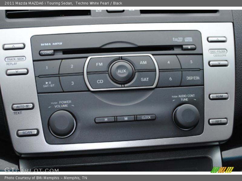Techno White Pearl / Black 2011 Mazda MAZDA6 i Touring Sedan