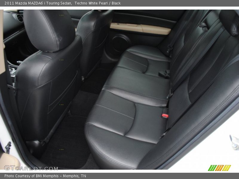 Techno White Pearl / Black 2011 Mazda MAZDA6 i Touring Sedan