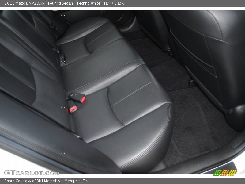 Techno White Pearl / Black 2011 Mazda MAZDA6 i Touring Sedan