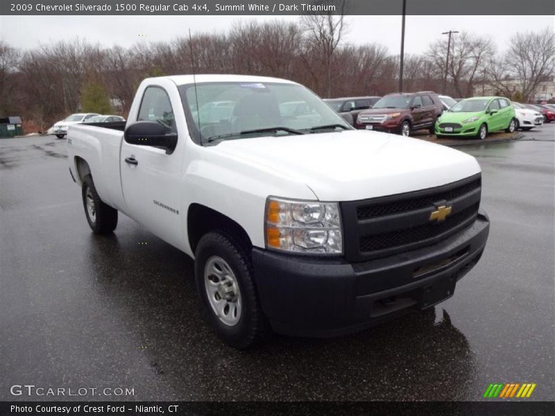 Front 3/4 View of 2009 Silverado 1500 Regular Cab 4x4
