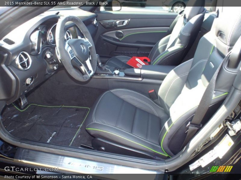  2015 SLK 55 AMG Roadster Black Interior