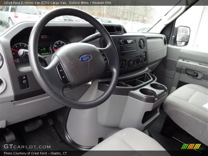 Oxford White / Medium Flint 2014 Ford E-Series Van E250 Cargo Van