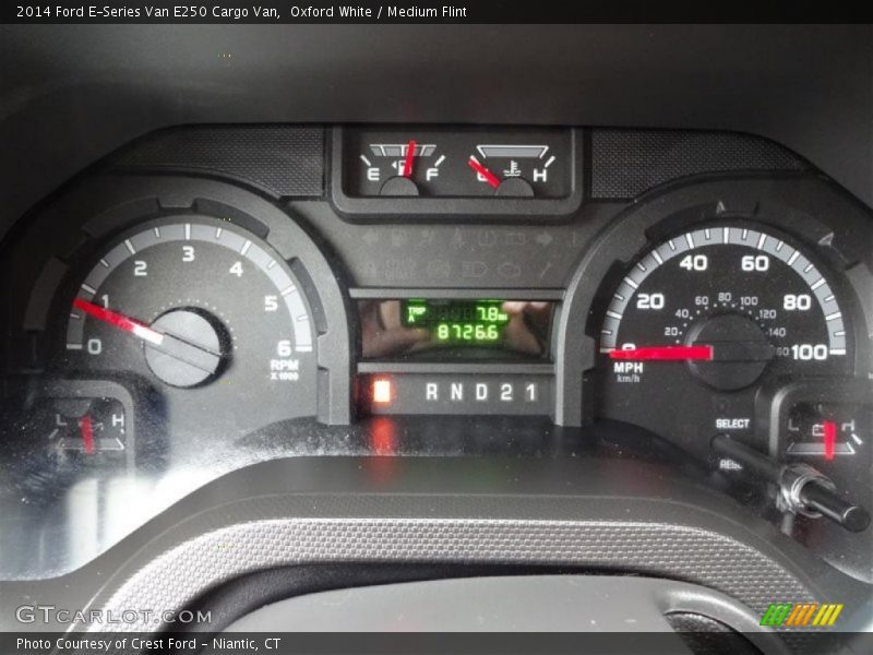 Oxford White / Medium Flint 2014 Ford E-Series Van E250 Cargo Van