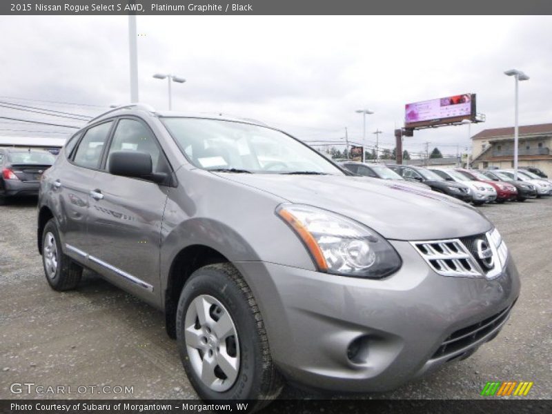 Platinum Graphite / Black 2015 Nissan Rogue Select S AWD