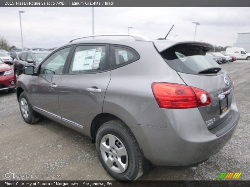 Platinum Graphite / Black 2015 Nissan Rogue Select S AWD
