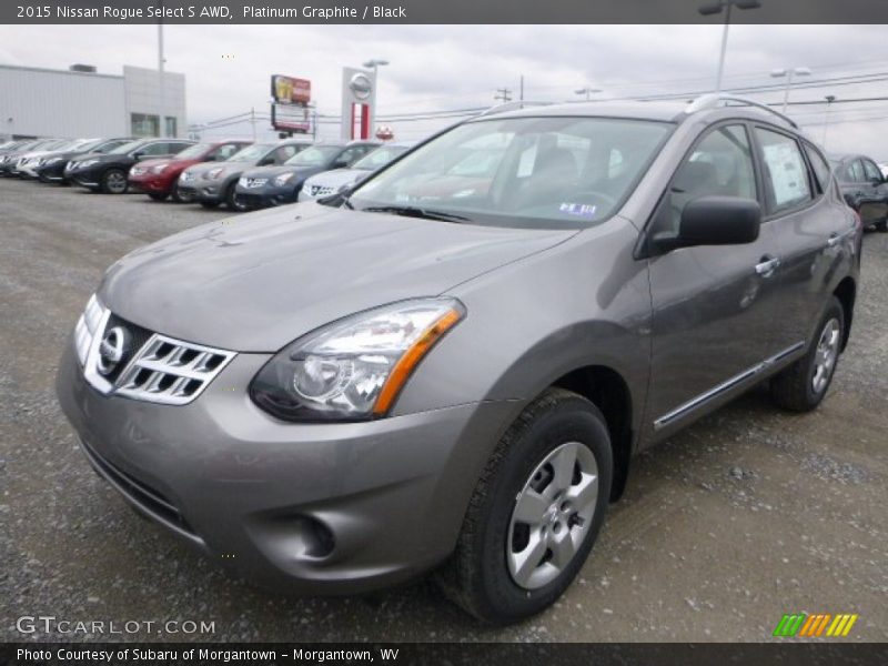 Platinum Graphite / Black 2015 Nissan Rogue Select S AWD
