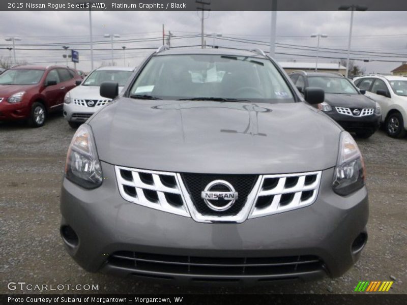 Platinum Graphite / Black 2015 Nissan Rogue Select S AWD