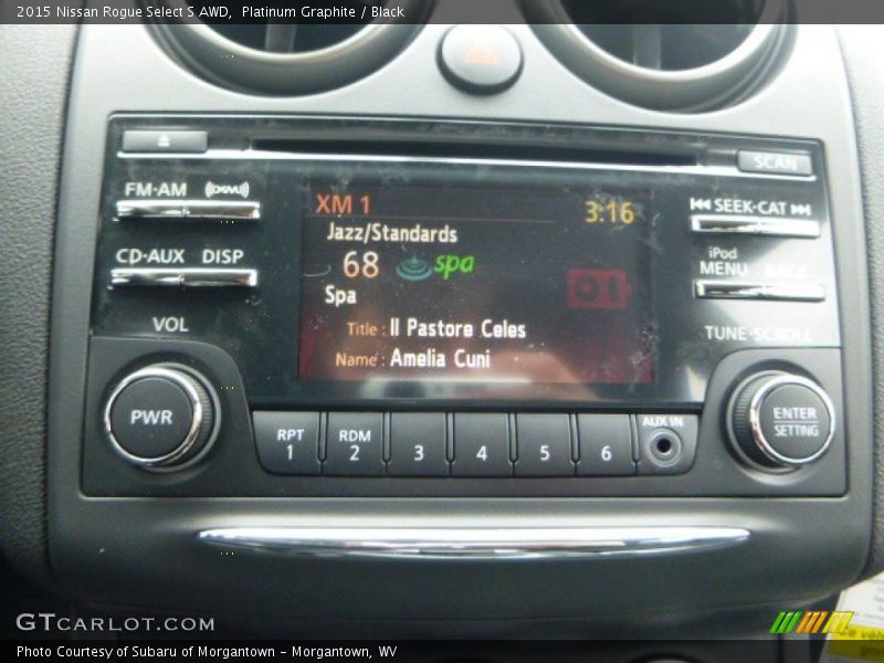 Platinum Graphite / Black 2015 Nissan Rogue Select S AWD