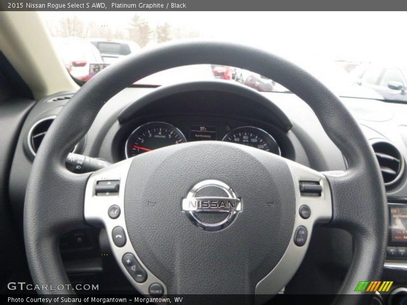 Platinum Graphite / Black 2015 Nissan Rogue Select S AWD