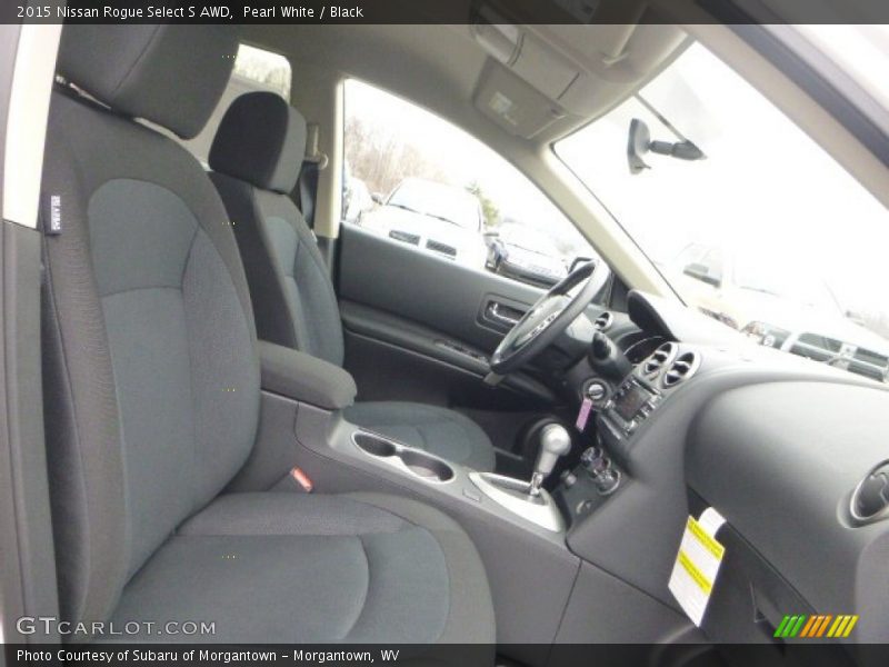 Pearl White / Black 2015 Nissan Rogue Select S AWD