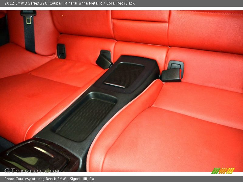 Mineral White Metallic / Coral Red/Black 2012 BMW 3 Series 328i Coupe