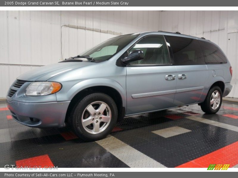 Butane Blue Pearl / Medium Slate Gray 2005 Dodge Grand Caravan SE