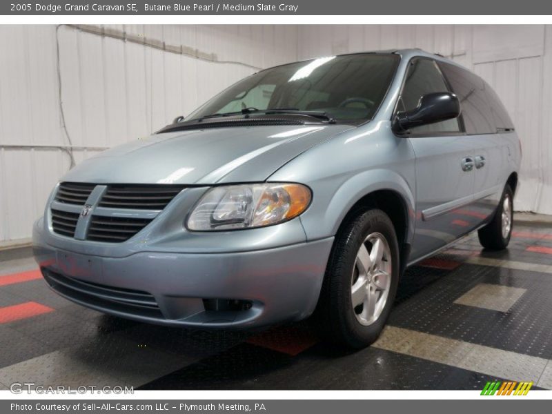 Butane Blue Pearl / Medium Slate Gray 2005 Dodge Grand Caravan SE