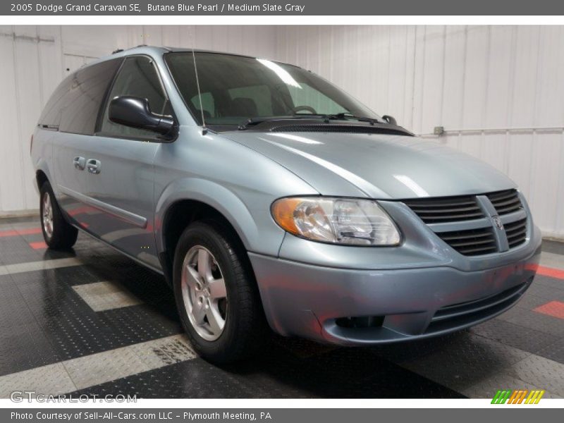 Butane Blue Pearl / Medium Slate Gray 2005 Dodge Grand Caravan SE