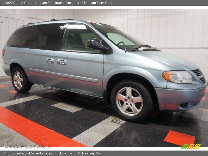 Butane Blue Pearl / Medium Slate Gray 2005 Dodge Grand Caravan SE