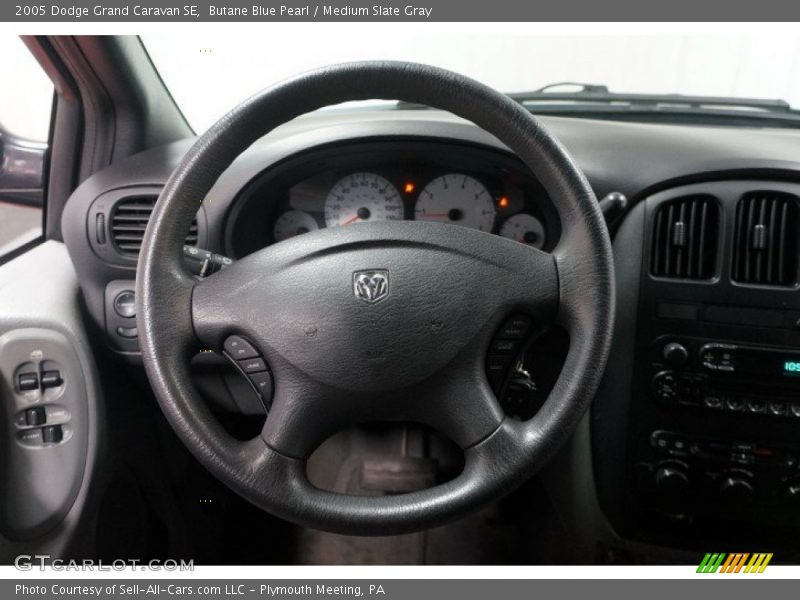 Butane Blue Pearl / Medium Slate Gray 2005 Dodge Grand Caravan SE