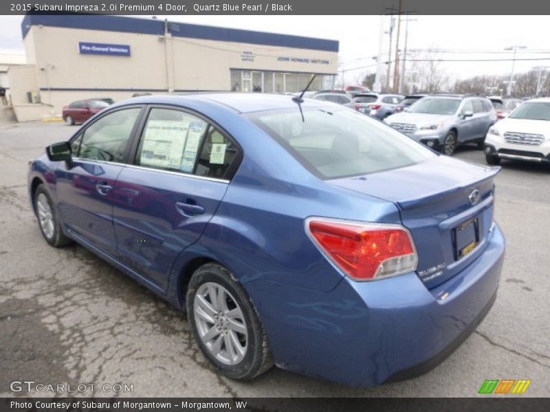 Quartz Blue Pearl / Black 2015 Subaru Impreza 2.0i Premium 4 Door