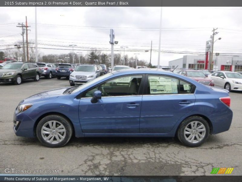 Quartz Blue Pearl / Black 2015 Subaru Impreza 2.0i Premium 4 Door