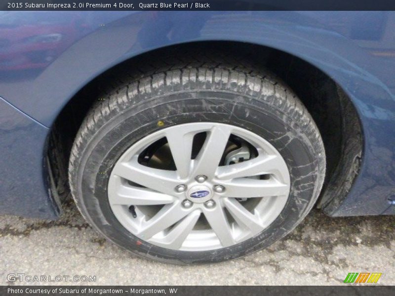 Quartz Blue Pearl / Black 2015 Subaru Impreza 2.0i Premium 4 Door