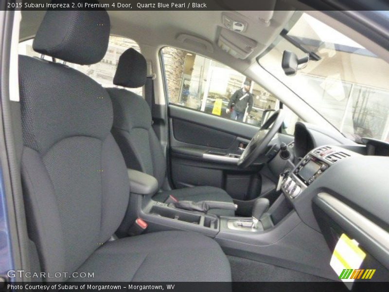Quartz Blue Pearl / Black 2015 Subaru Impreza 2.0i Premium 4 Door