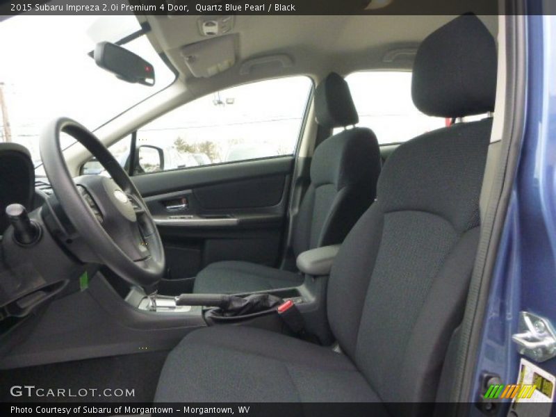 Quartz Blue Pearl / Black 2015 Subaru Impreza 2.0i Premium 4 Door