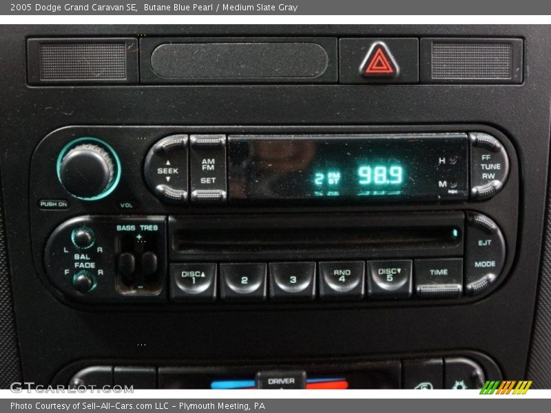Butane Blue Pearl / Medium Slate Gray 2005 Dodge Grand Caravan SE