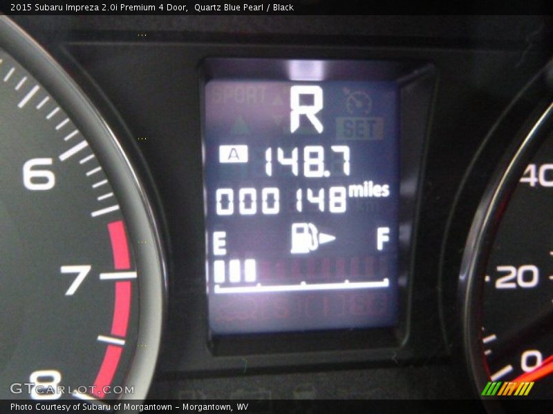 Quartz Blue Pearl / Black 2015 Subaru Impreza 2.0i Premium 4 Door